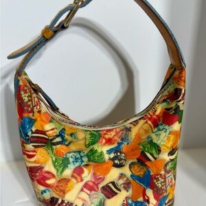 Dooney & Bourke Multicolor Candy Print Hobo Bag